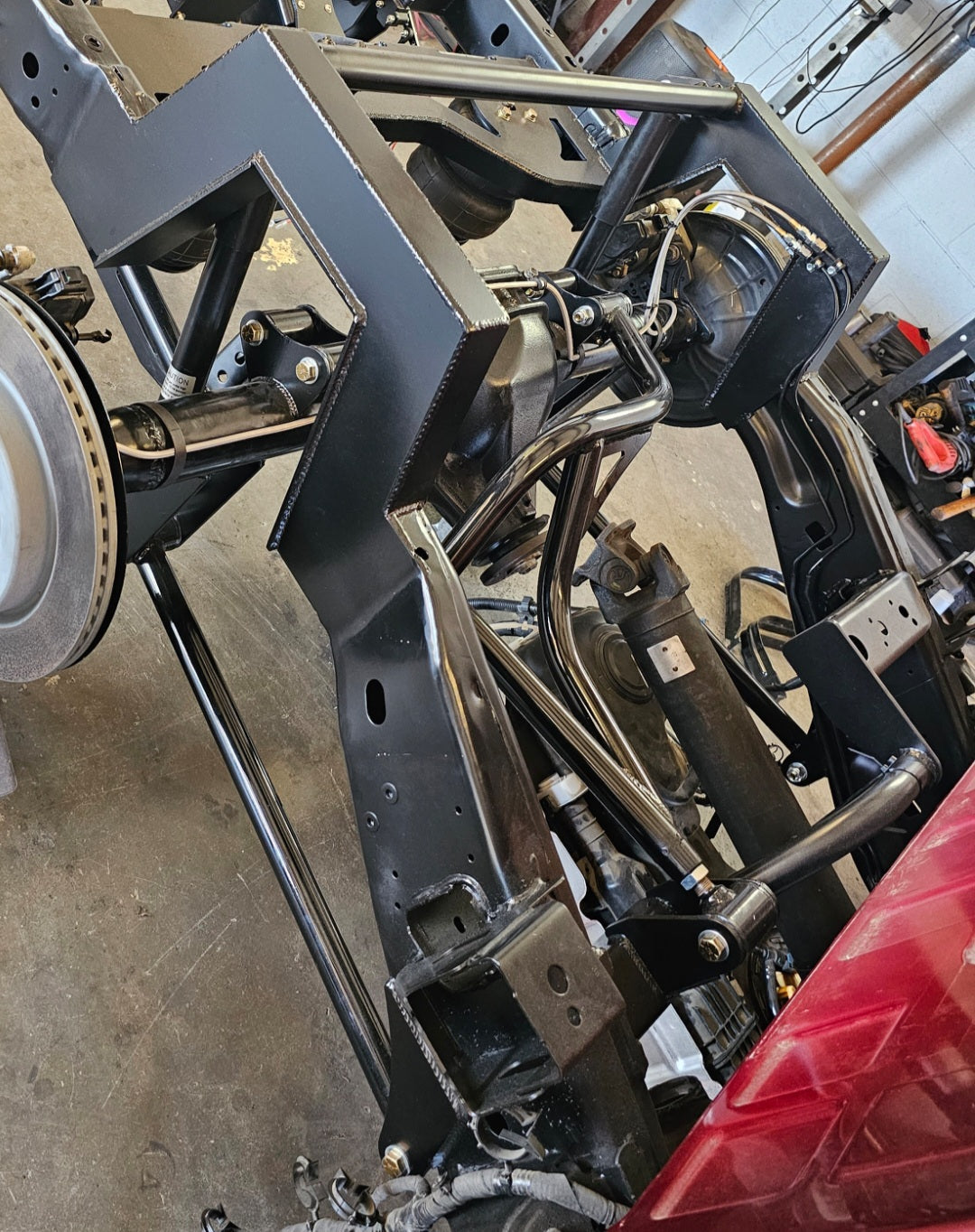 2019-2023 ram 1500 rear 3 link kit (airbags)